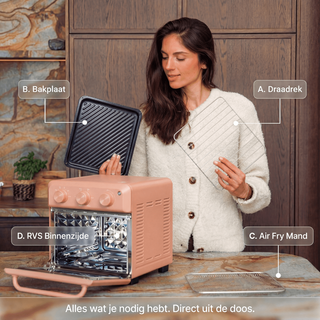 Poweroven | 6 - in - 1 air fry oven - Safecourt Kitchen