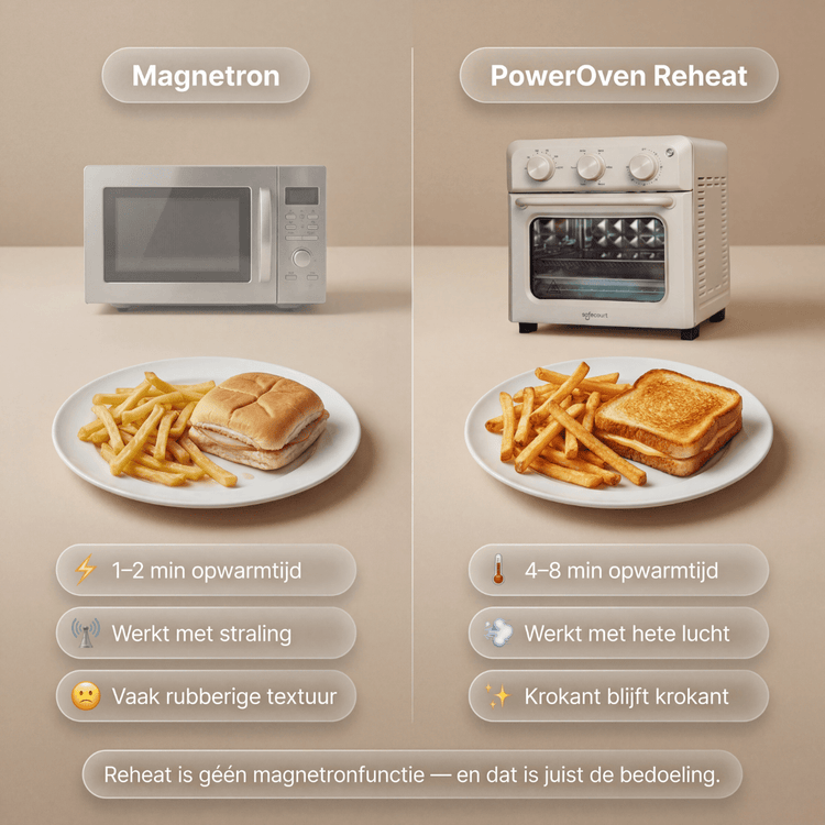 Poweroven | 6 - in - 1 air fry oven - Safecourt Kitchen