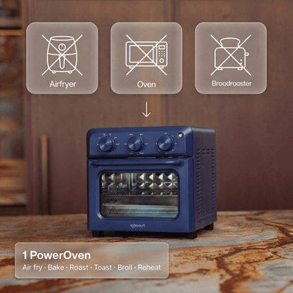 Poweroven | 6 - in - 1 air fry oven - Safecourt Kitchen