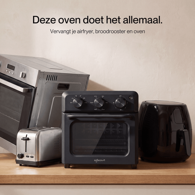 Poweroven | 6-in-1 air fry oven - Safecourt Kitchen