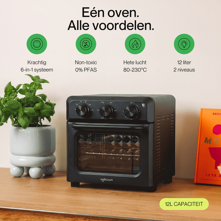 Poweroven | 6-in-1 air fry oven - Safecourt Kitchen