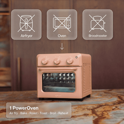 Poweroven | 6 - in - 1 air fry oven - Safecourt Kitchen