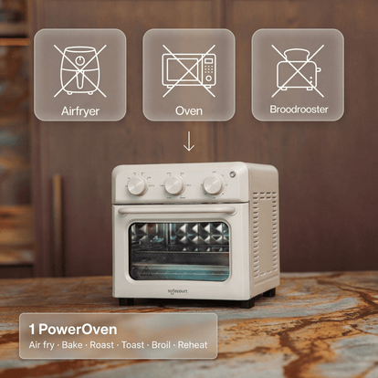 Poweroven | 6 - in - 1 air fry oven - Safecourt Kitchen