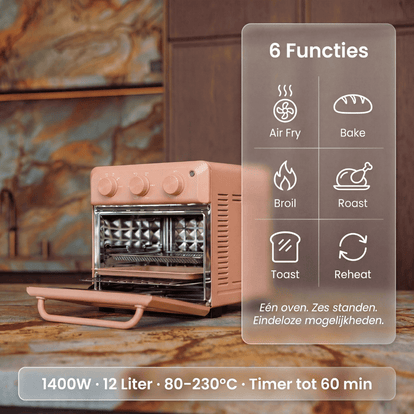 Poweroven | 6 - in - 1 air fry oven - Safecourt Kitchen