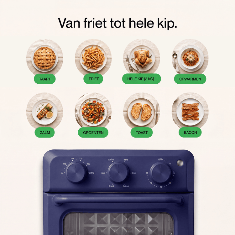Poweroven | 6-in-1 air fry oven - Safecourt Kitchen