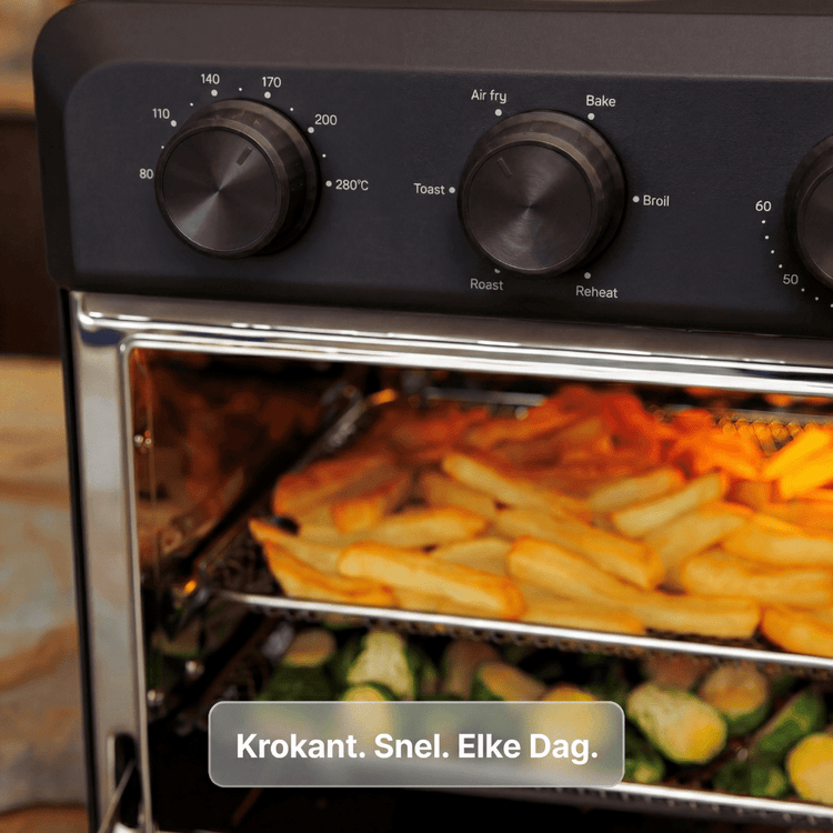 PowerOven Air Fry Oven - 100 - Black - Safecourt Kitchen