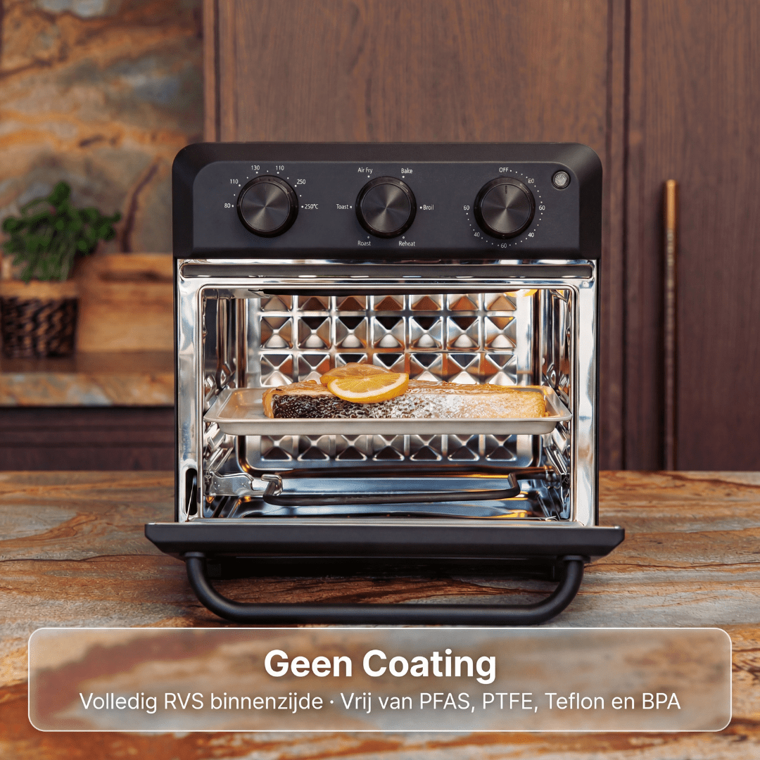 PowerOven Air Fry Oven - 100 - Black - Safecourt Kitchen