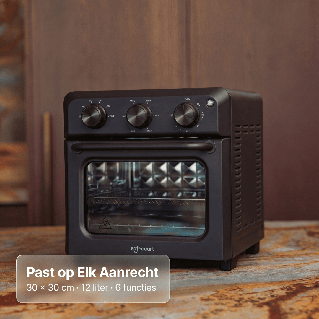 PowerOven Air Fry Oven - 100 - Black - Safecourt Kitchen