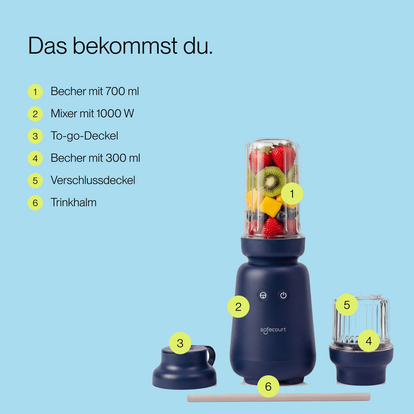 PureBlend Blender - Blue – Bild 4