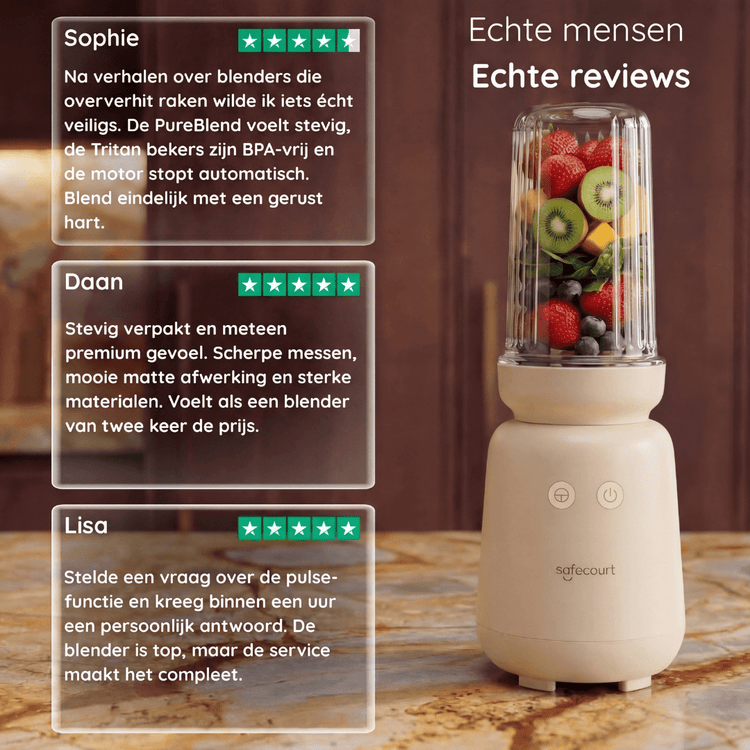 PureBlend Blender - Beige - Safecourt Kitchen
