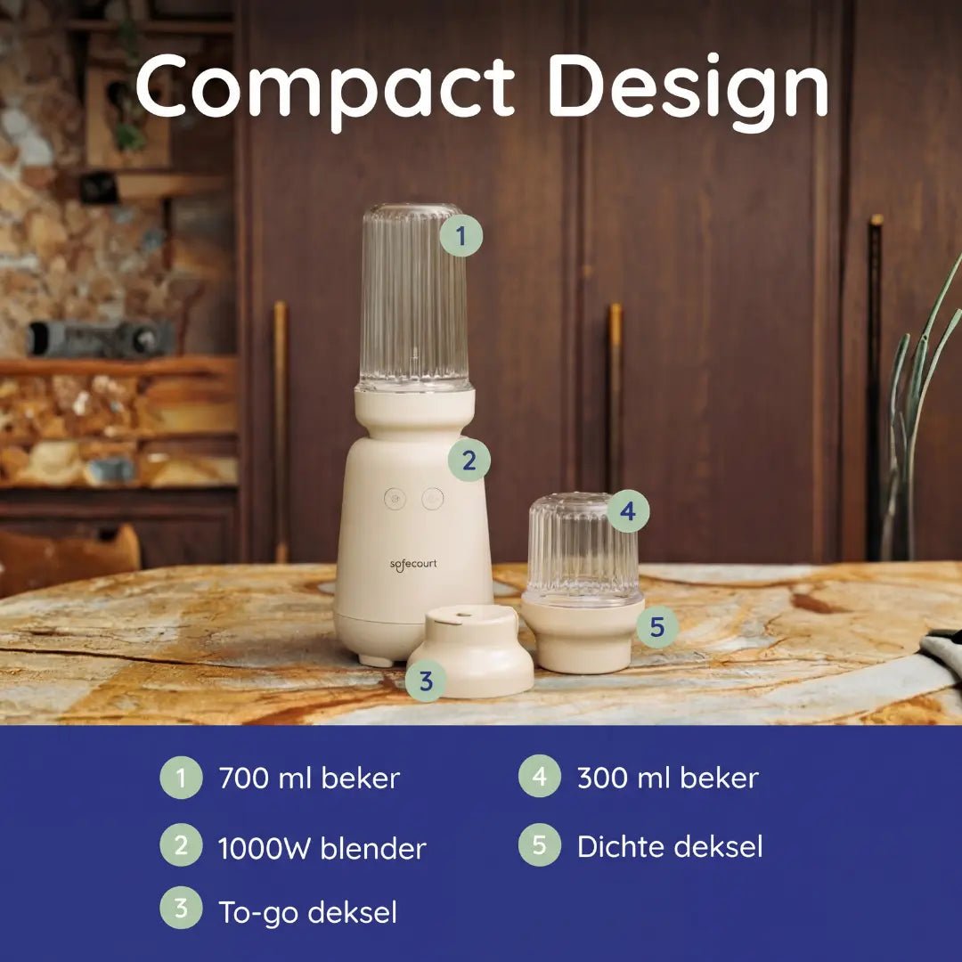 PureBlend Blender - Beige - Safecourt Kitchen