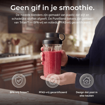 PureBlend Blender - Black - Safecourt Kitchen