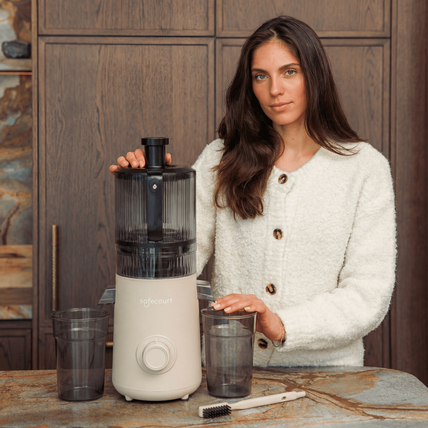 PurePress Pro Slow Juicer - 600 - Beige - Safecourt Kitchen