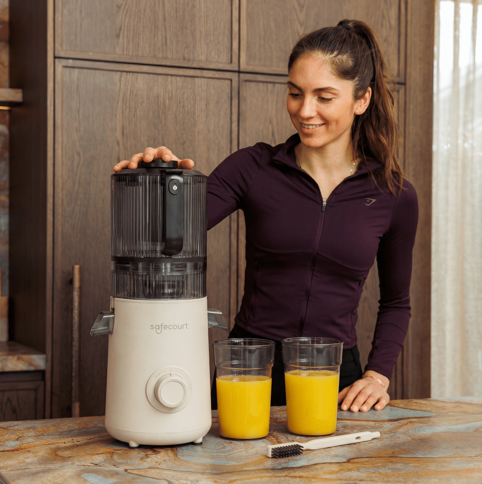 PurePress Pro Slow Juicer - 600 - Beige - Safecourt Kitchen