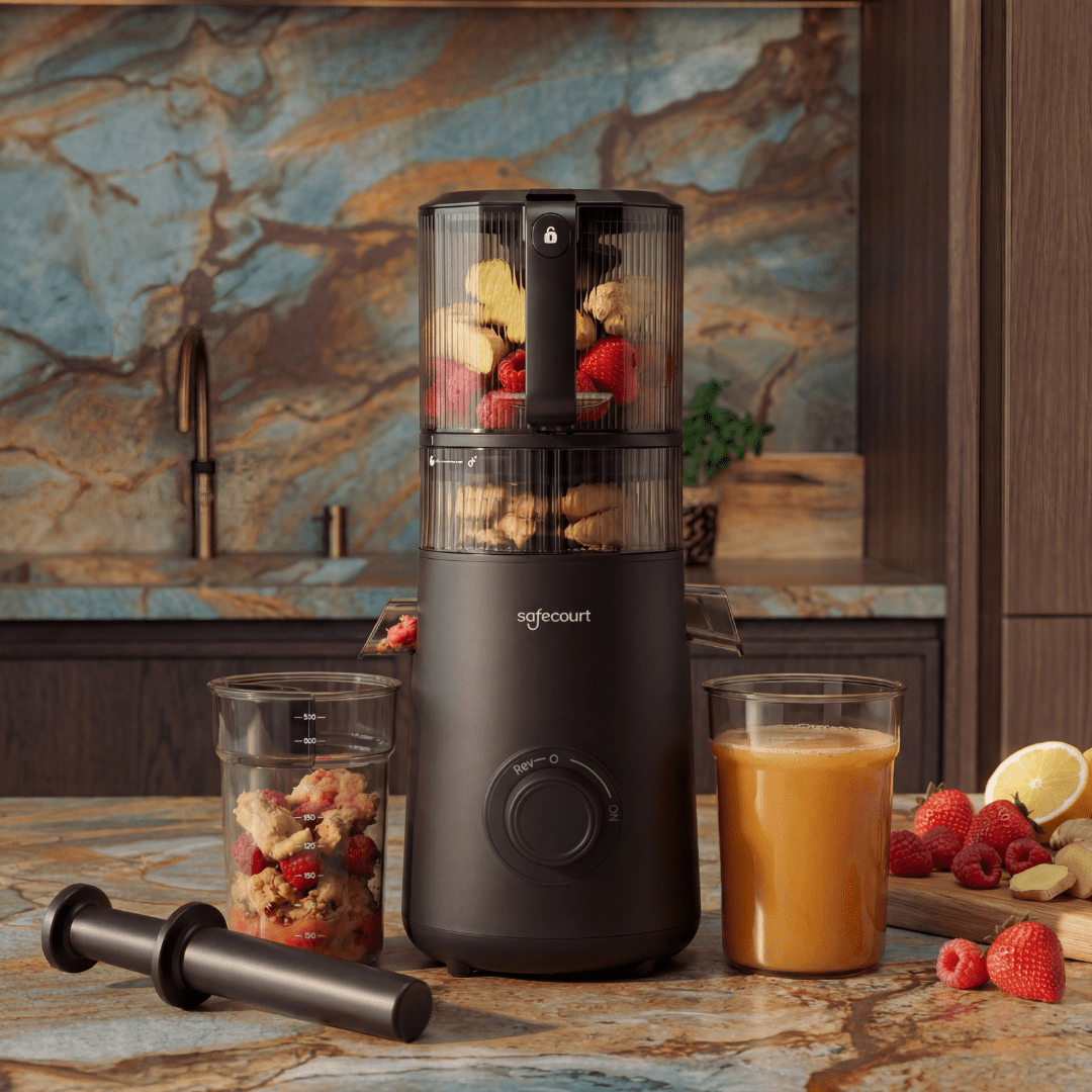 PurePress Pro Slow Juicer - 600 - Black - Safecourt Kitchen