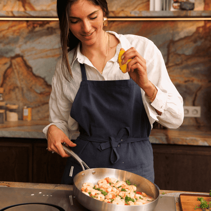 RVS koekenpan 20 | 24 | 28 cm - Safecourt Kitchen