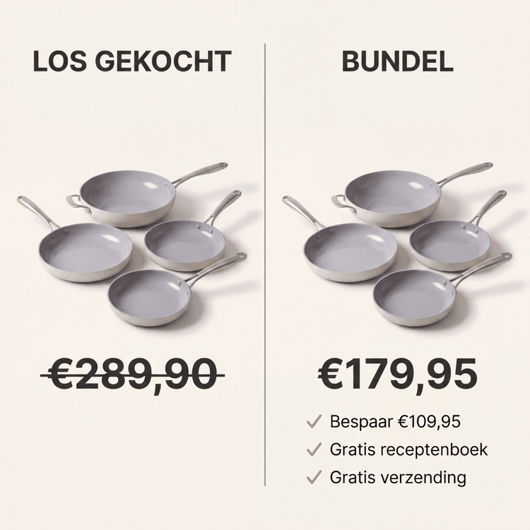 Safecourt 4-teiliges Pfannenset | 3 Bratpfannen + Wok - Safecourt Kitchen
