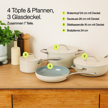 7-delige pannen set – Bild 10