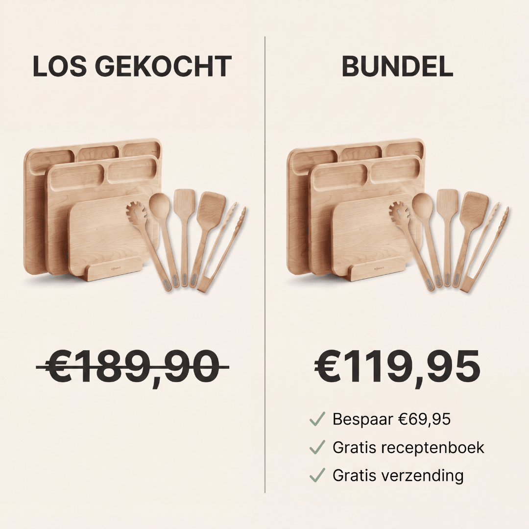Safecourt Houten Bundel | Snijplanken + Spatelset - Safecourt Kitchen