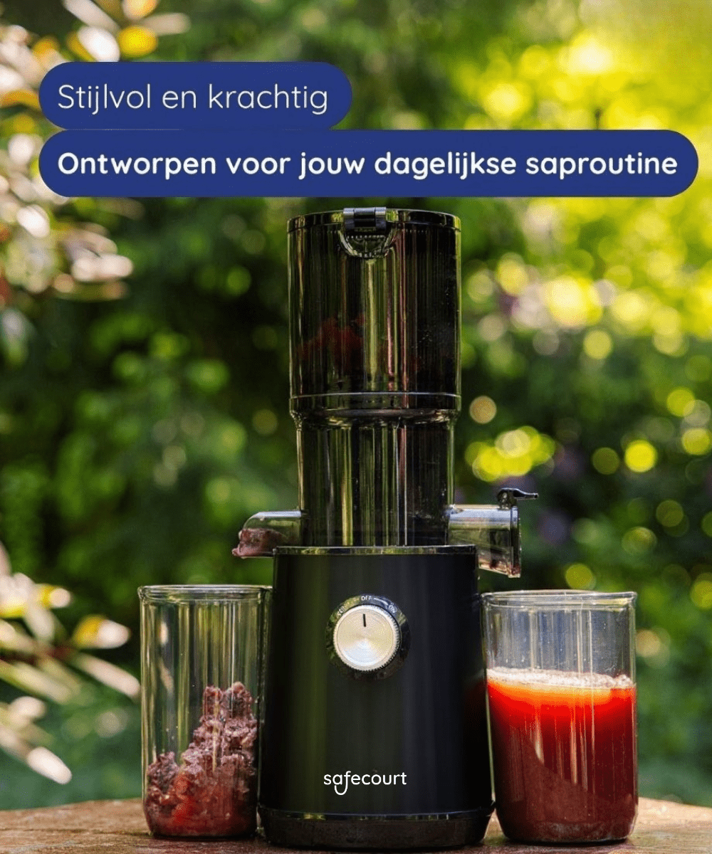 Slowjuicer ColdPress Pure Pro - zwart - Safecourt Kitchen