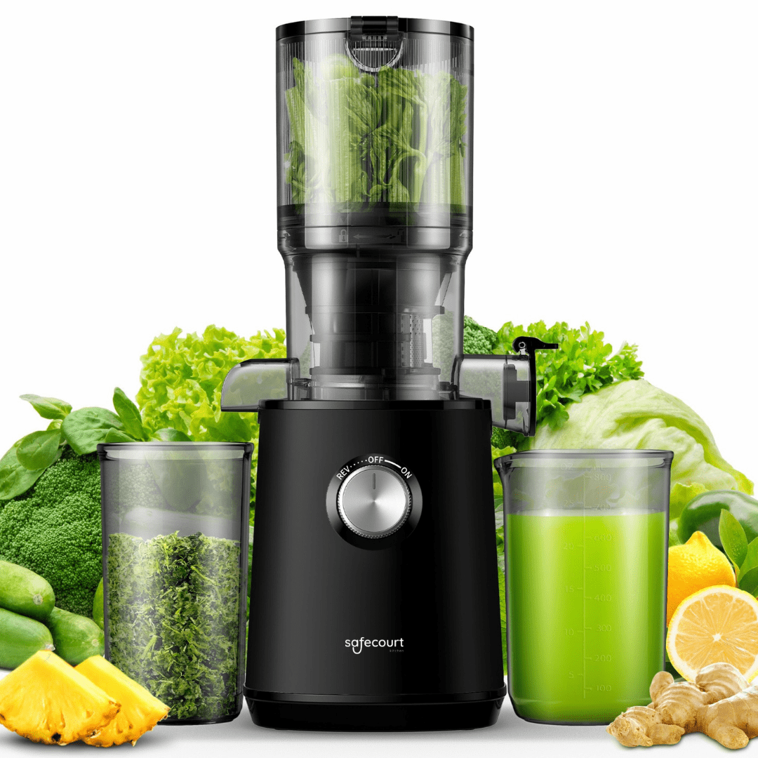 Slowjuicer ColdPress Pure Pro - zwart - Safecourt Kitchen
