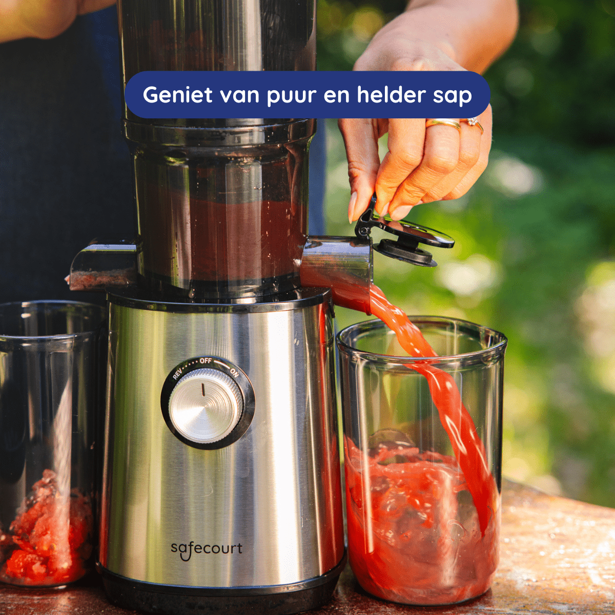 Slowjuicer ColdPress Pure Pro - zwart PRE ORDER - Safecourt Kitchen