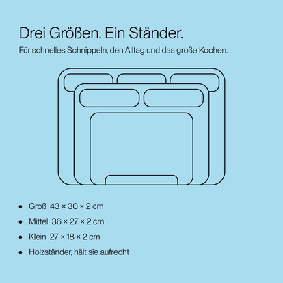 Snijplanken set 100% FSC berkenhout | 3 delig – Bild 5