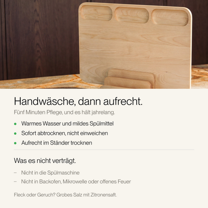 Snijplanken set 100% FSC berkenhout | 3 delig – Bild 7