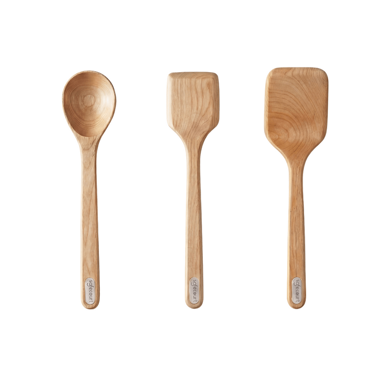 Houten Spatelset 100% FSC Berkenhout | 3 delig – Bild 1